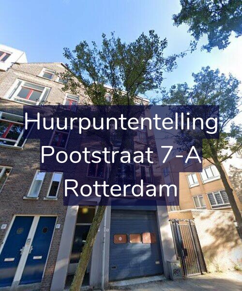 Foto gevel Huurpuntentelling voor Pootstraat 7-A, Rotterdam