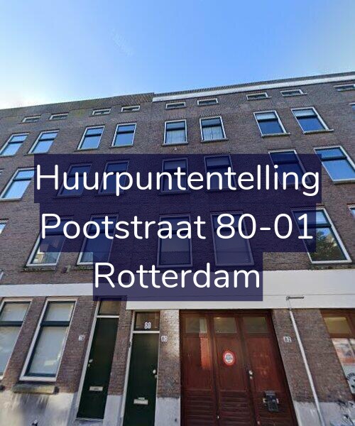 Foto gevel Huurpuntentelling voor Pootstraat 80-01, Rotterdam