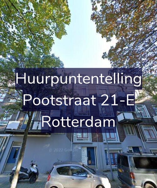 Foto gevel Huurpuntentelling voor Pootstraat 21-E, Rotterdam