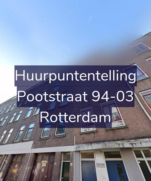 Foto gevel Huurpuntentelling voor Pootstraat 94-03, Rotterdam