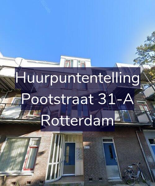 Foto gevel Huurpuntentelling voor Pootstraat 31-A, Rotterdam