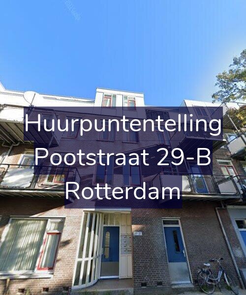 Foto gevel Huurpuntentelling voor Pootstraat 29-B, Rotterdam