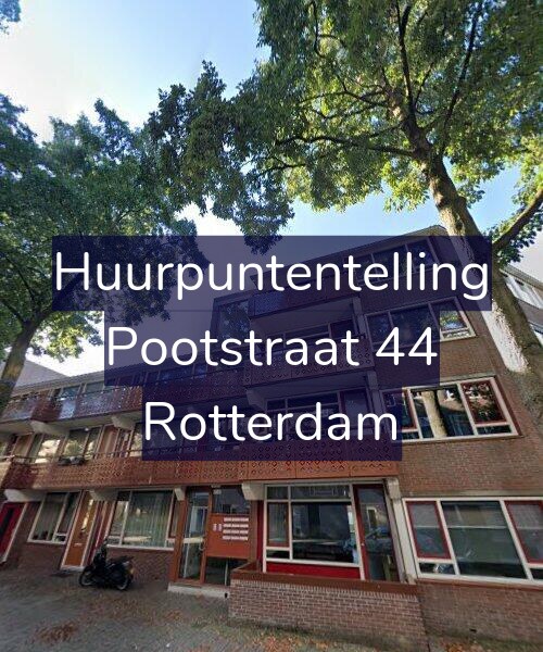 Foto gevel Huurpuntentelling voor Pootstraat 44, Rotterdam