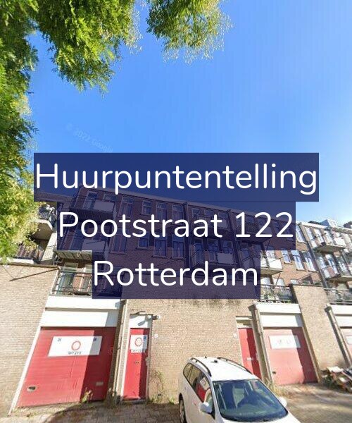 Foto gevel Huurpuntentelling voor Pootstraat 122, Rotterdam