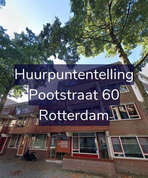 Foto gevel Huurpuntentelling voor Pootstraat 60, Rotterdam