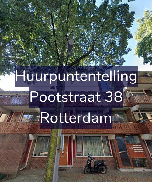 Foto gevel Huurpuntentelling voor Pootstraat 38, Rotterdam