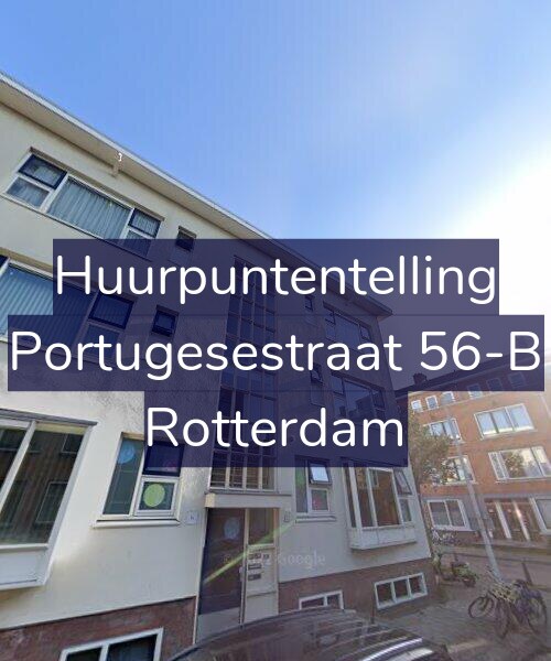 Foto gevel Huurpuntentelling voor Portugesestraat 56-B, Rotterdam