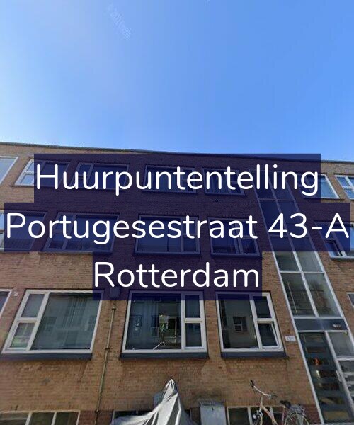 Foto gevel Huurpuntentelling voor Portugesestraat 43-A, Rotterdam