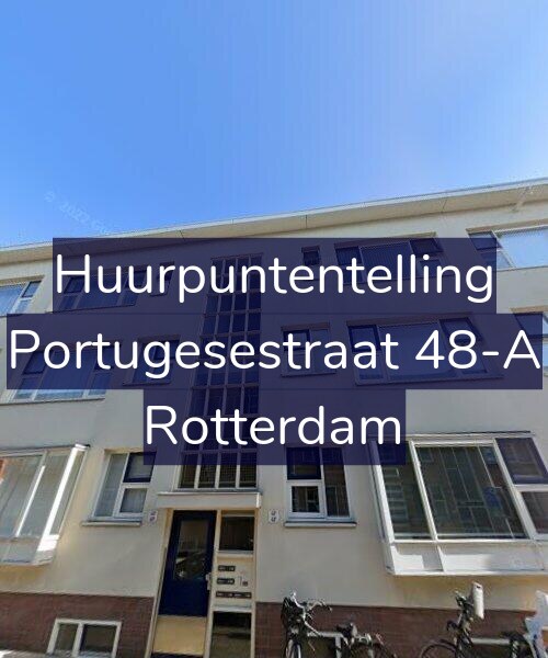 Foto gevel Huurpuntentelling voor Portugesestraat 48-A, Rotterdam