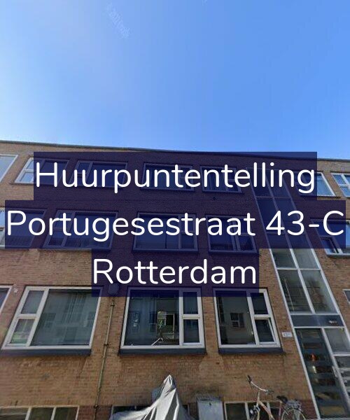 Foto gevel Huurpuntentelling voor Portugesestraat 43-C, Rotterdam