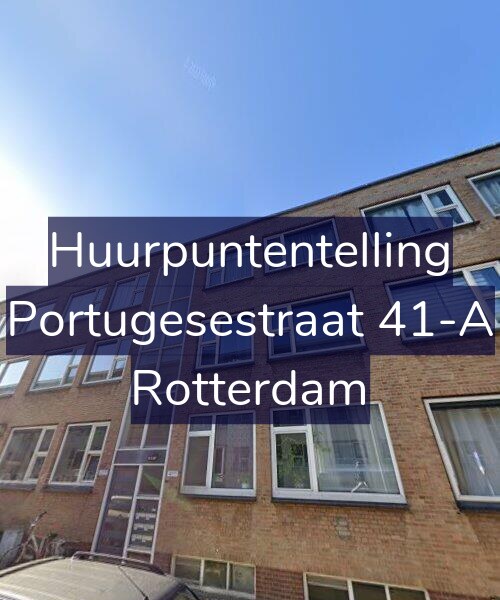 Foto gevel Huurpuntentelling voor Portugesestraat 41-A, Rotterdam