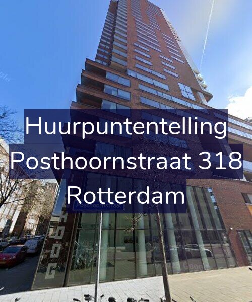 Foto gevel Huurpuntentelling voor Posthoornstraat 318, Rotterdam