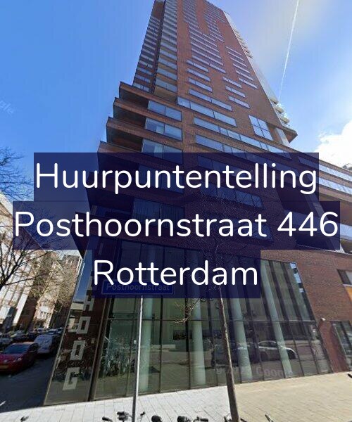 Foto gevel Huurpuntentelling voor Posthoornstraat 446, Rotterdam