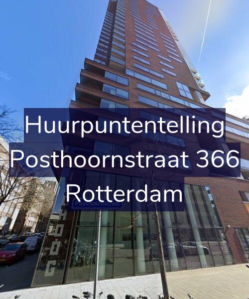 Foto gevel Huurpuntentelling voor Posthoornstraat 366, Rotterdam