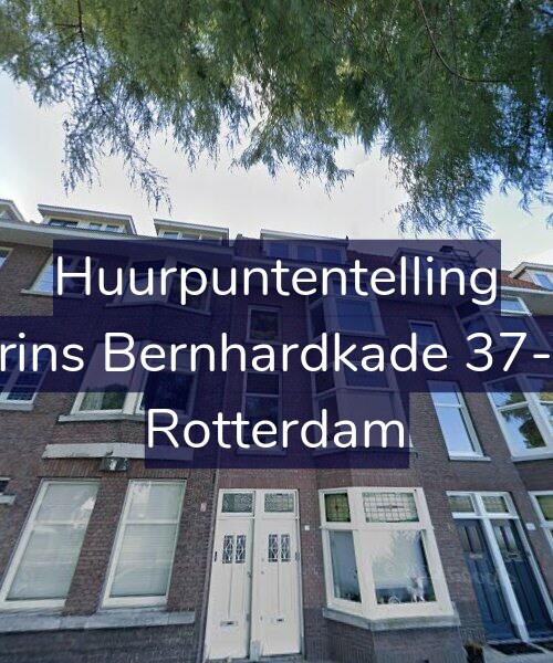 Foto gevel Huurpuntentelling voor Prins Bernhardkade 37-A, Rotterdam