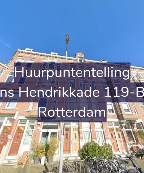 Foto gevel Huurpuntentelling voor Prins Hendrikkade 119-B01, Rotterdam