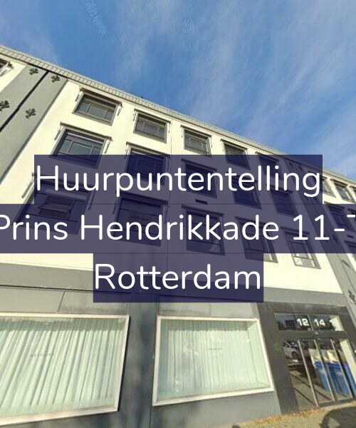 Foto gevel Huurpuntentelling voor Prins Hendrikkade 11-T, Rotterdam