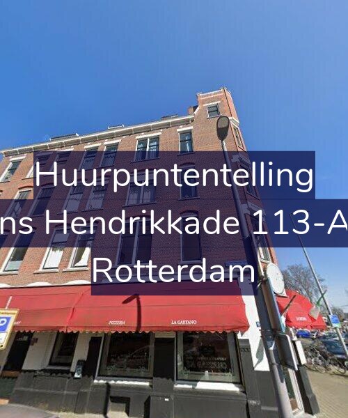 Foto gevel Huurpuntentelling voor Prins Hendrikkade 113-A03, Rotterdam
