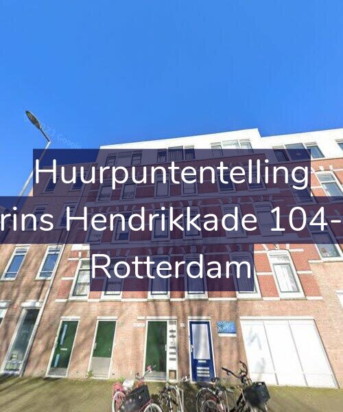 Foto gevel Huurpuntentelling voor Prins Hendrikkade 104-C, Rotterdam