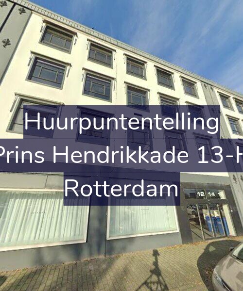 Foto gevel Huurpuntentelling voor Prins Hendrikkade 13-H, Rotterdam
