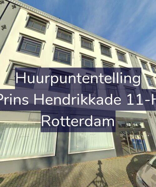 Foto gevel Huurpuntentelling voor Prins Hendrikkade 11-H, Rotterdam