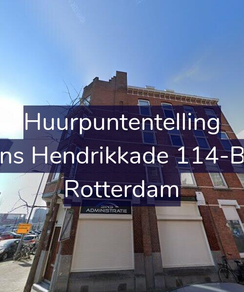 Foto gevel Huurpuntentelling voor Prins Hendrikkade 114-B03, Rotterdam