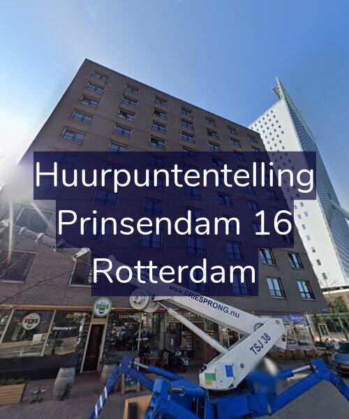 Foto gevel Huurpuntentelling voor Prinsendam 16, Rotterdam