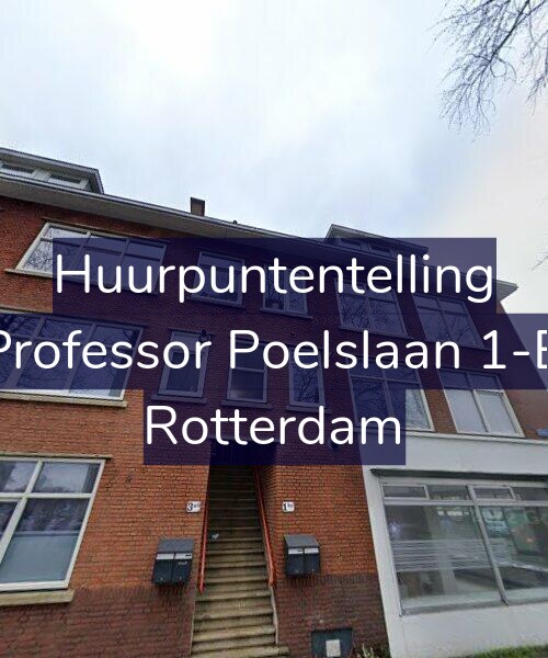 Foto gevel Huurpuntentelling voor Professor Poelslaan 1-B, Rotterdam