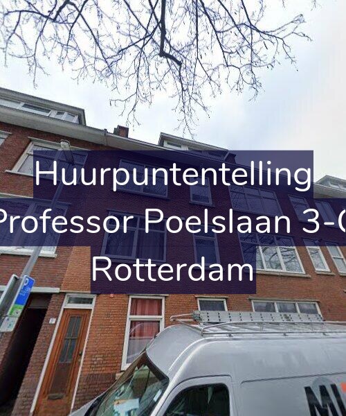 Foto gevel Huurpuntentelling voor Professor Poelslaan 3-C, Rotterdam