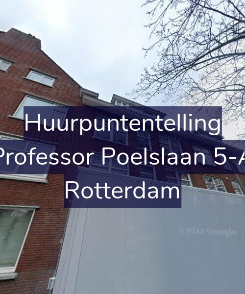 Foto gevel Huurpuntentelling voor Professor Poelslaan 5-A, Rotterdam