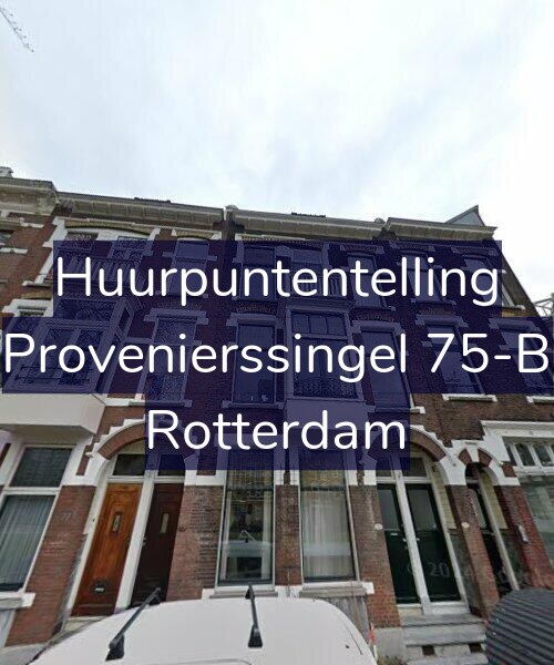 Foto gevel Huurpuntentelling voor Provenierssingel 75-B, Rotterdam