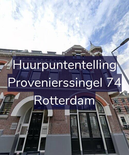 Foto gevel Huurpuntentelling voor Provenierssingel 74, Rotterdam