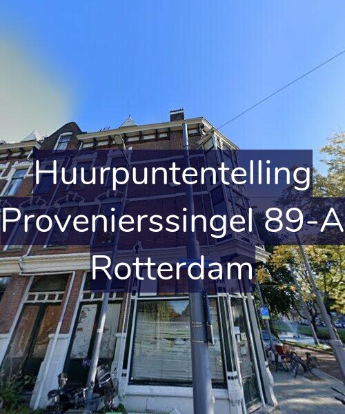 Foto gevel Huurpuntentelling voor Provenierssingel 89-A, Rotterdam