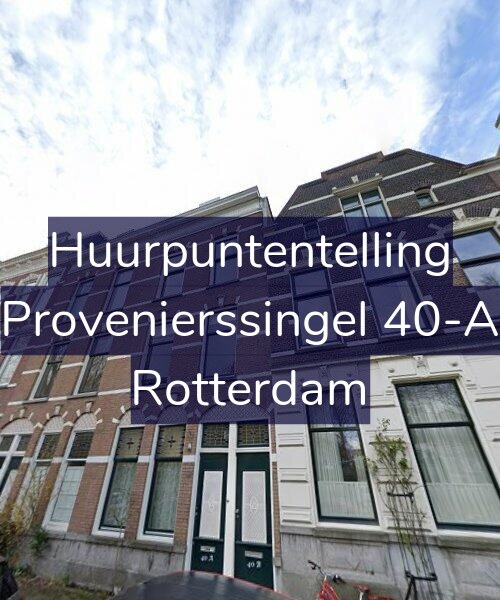 Foto gevel Huurpuntentelling voor Provenierssingel 40-A, Rotterdam