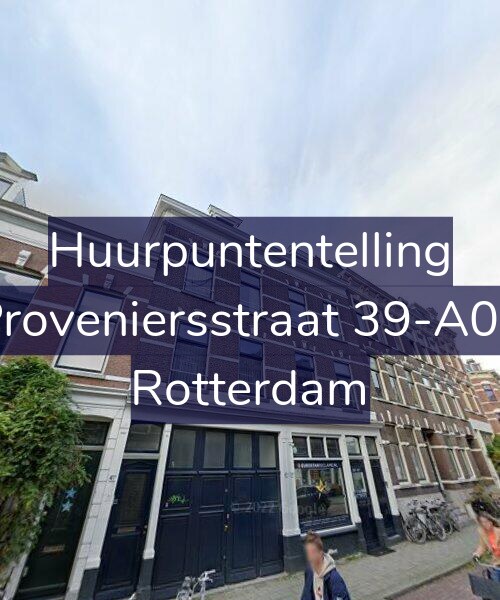 Foto gevel Huurpuntentelling voor Proveniersstraat 39-A02, Rotterdam