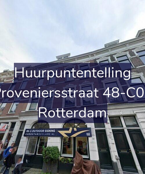 Foto gevel Huurpuntentelling voor Proveniersstraat 48-C01, Rotterdam