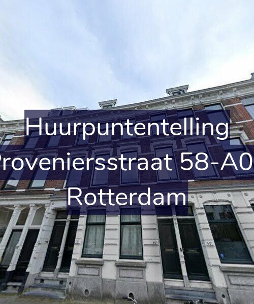 Foto gevel Huurpuntentelling voor Proveniersstraat 58-A02, Rotterdam