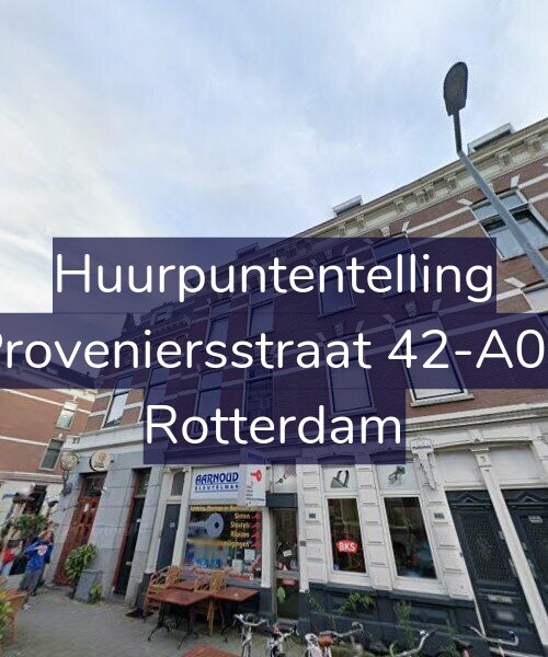 Foto gevel Huurpuntentelling voor Proveniersstraat 42-A01, Rotterdam