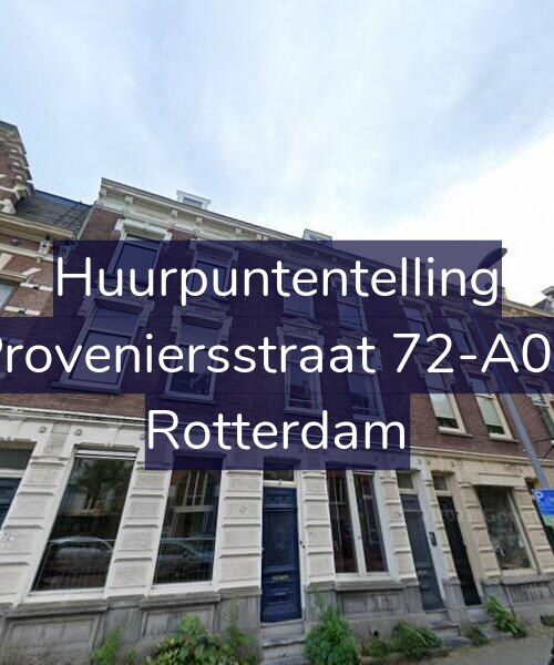 Foto gevel Huurpuntentelling voor Proveniersstraat 72-A02, Rotterdam