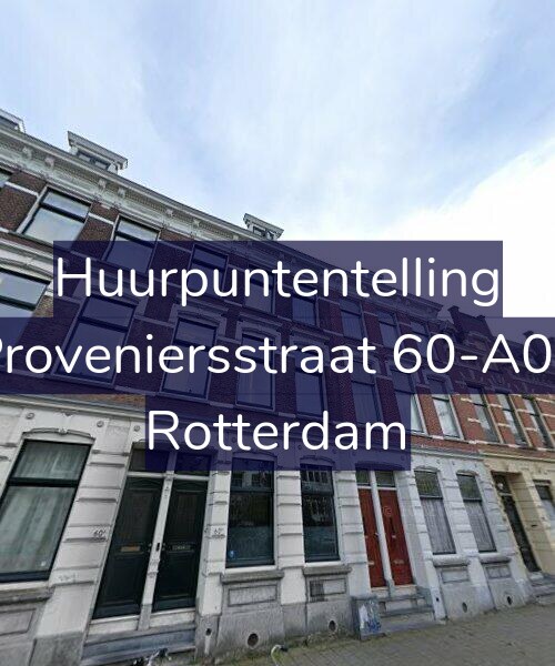 Foto gevel Huurpuntentelling voor Proveniersstraat 60-A02, Rotterdam