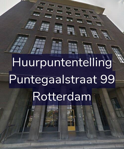 Foto gevel Huurpuntentelling voor Puntegaalstraat 99, Rotterdam