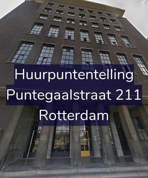 Foto gevel Huurpuntentelling voor Puntegaalstraat 211, Rotterdam