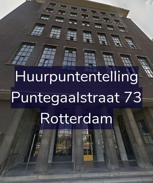 Foto gevel Huurpuntentelling voor Puntegaalstraat 73, Rotterdam