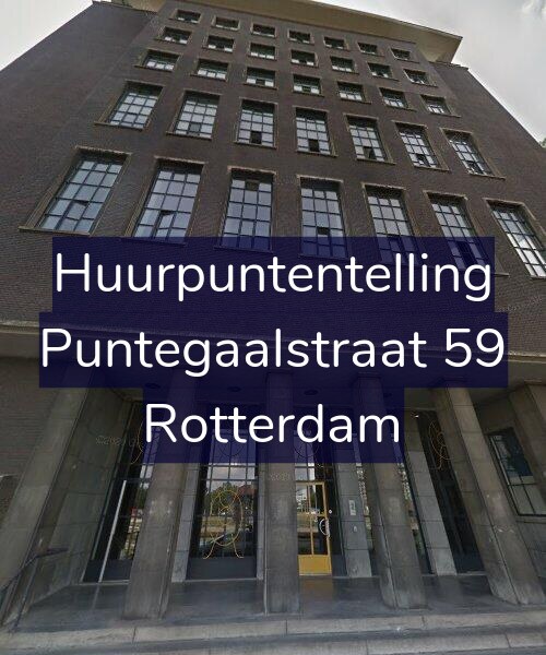 Foto gevel Huurpuntentelling voor Puntegaalstraat 59, Rotterdam