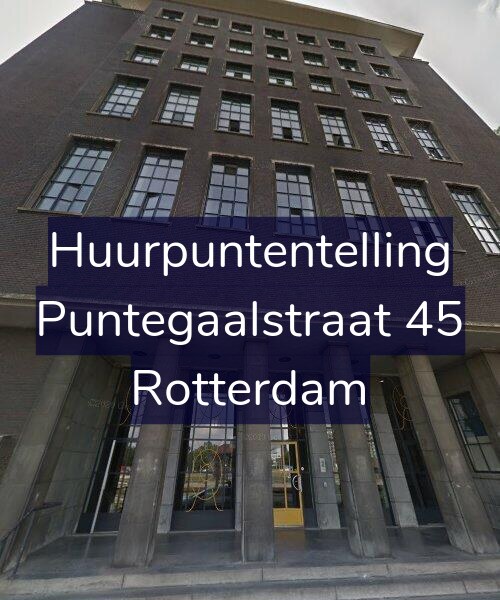 Foto gevel Huurpuntentelling voor Puntegaalstraat 45, Rotterdam