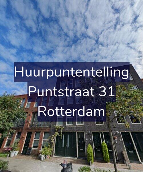Foto gevel Huurpuntentelling voor Puntstraat 31, Rotterdam