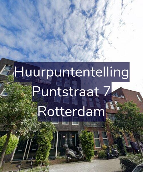 Foto gevel Huurpuntentelling voor Puntstraat 7, Rotterdam