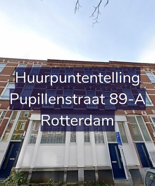 Foto gevel Huurpuntentelling voor Pupillenstraat 89-A, Rotterdam