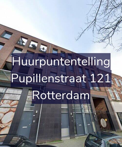 Foto gevel Huurpuntentelling voor Pupillenstraat 121, Rotterdam