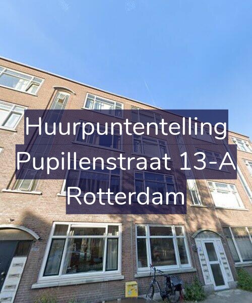 Foto gevel Huurpuntentelling voor Pupillenstraat 13-A, Rotterdam